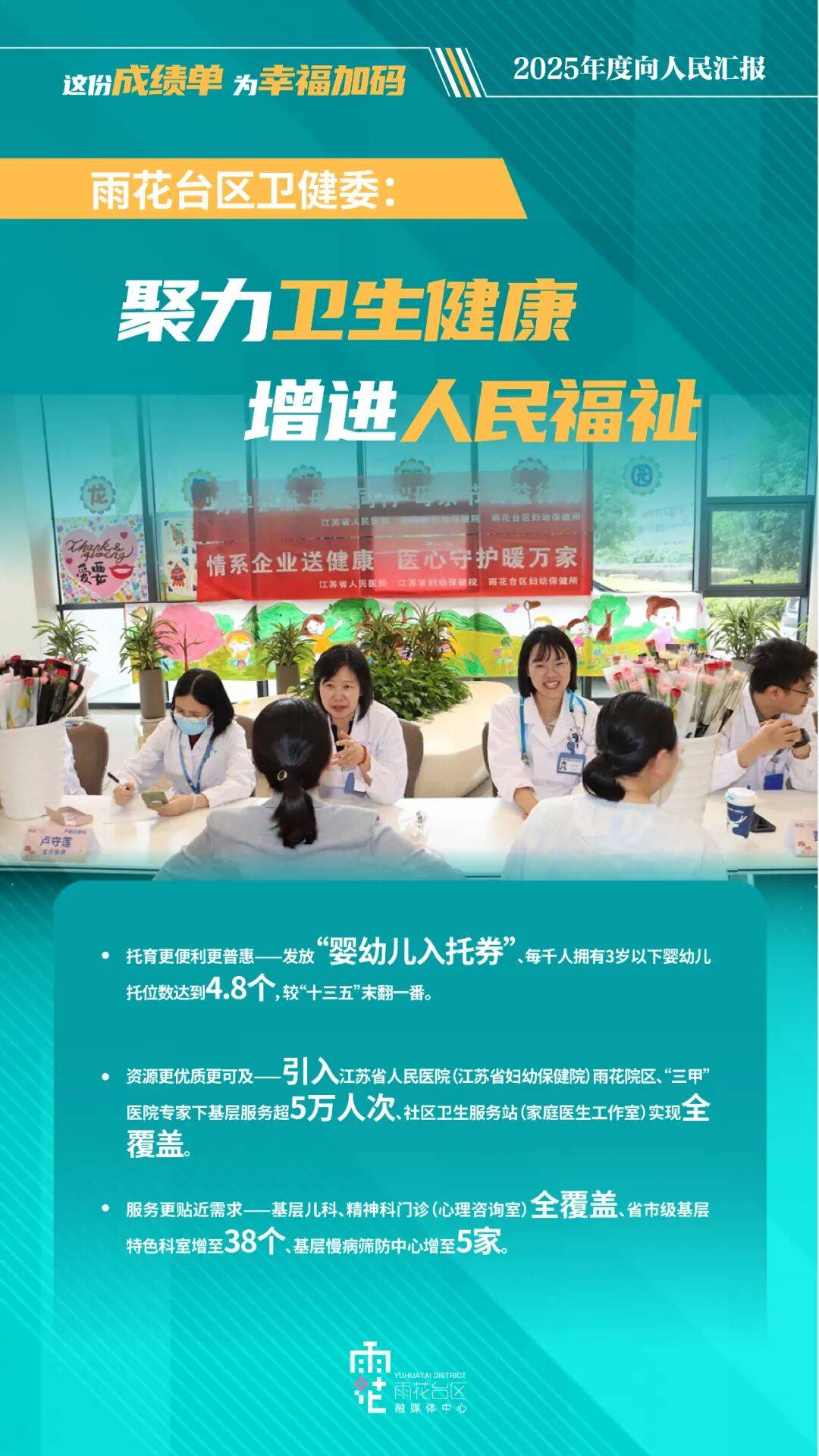 向人民汇报 | 区卫健委：聚力卫生健康，增进人民福祉