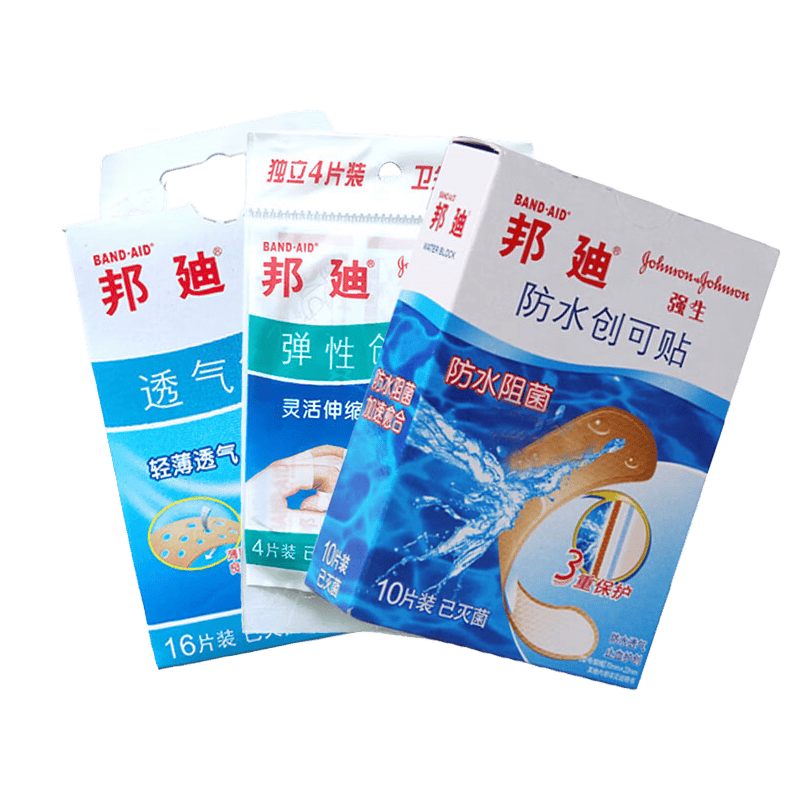 作为百年品牌强生旗下的产品,邦迪创可贴以其科技创新而著称