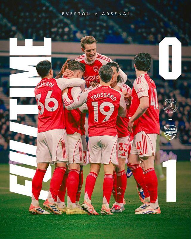 英超综合｜阿森纳客胜埃弗顿 哲凯赖什点射建功