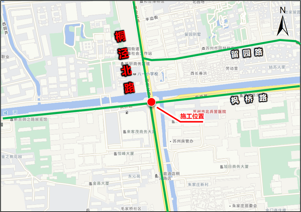 今天起,途经枫桥路请注意!_施工_进口_车道