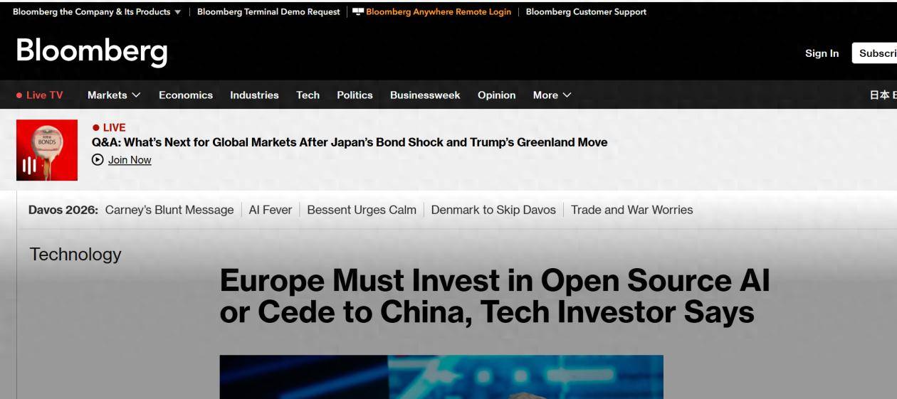 谷歌前CEO呼吁欧洲加大开源AI投资，避免依赖外部模型