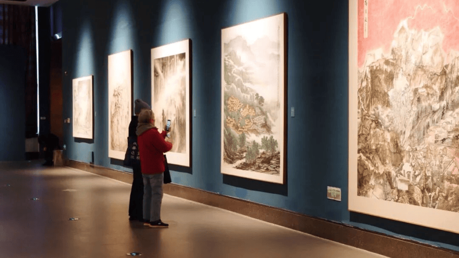 笔墨绘江南秘境！浙江画院走进松阳写生展亮相浙江展览馆