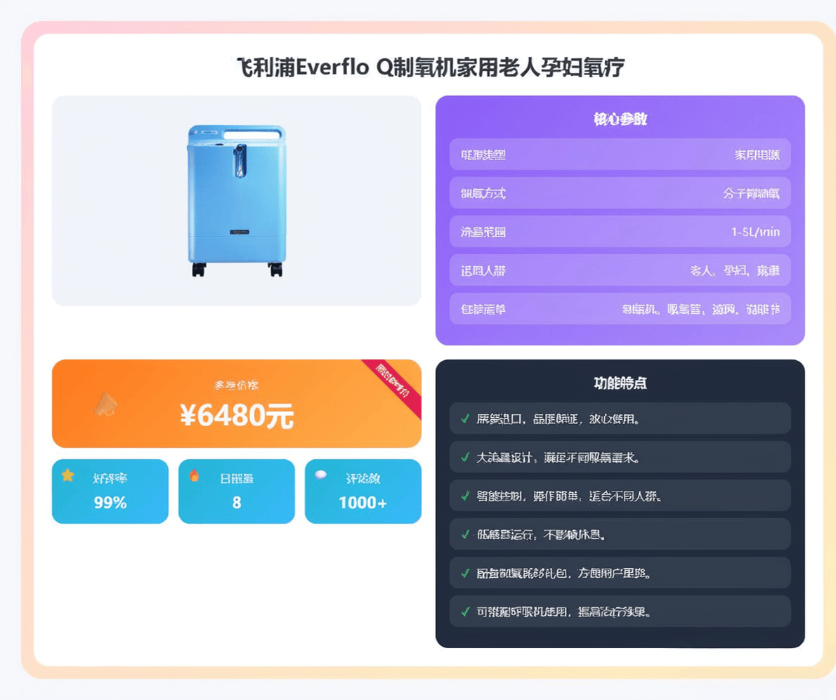飞利浦制氧机有哪些型号原创飞利浦制氧机选购指南：EverFlo系列三款热销型号深度解析_https://www.jmylbn.com_新闻资讯_第4张