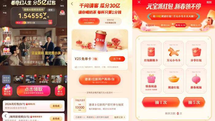 互联网大厂豪掷超45亿红包抢未来