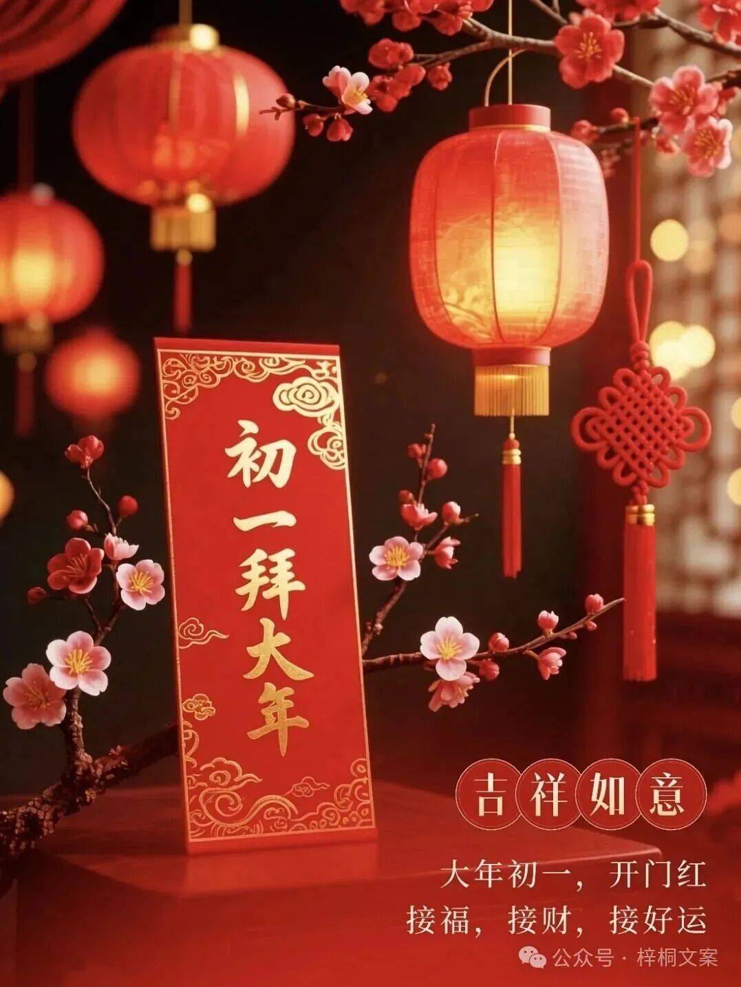 “2026年初一到初八不重样文案”_大年_财气_乐日
