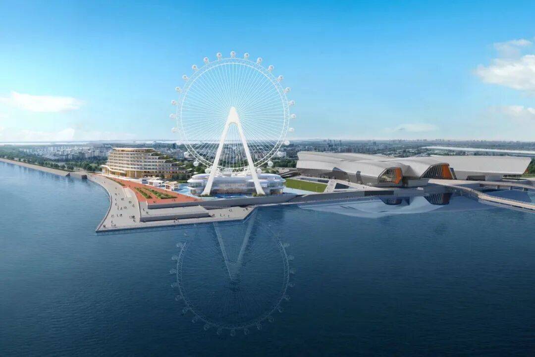明年运营!生态城“滨海之瞳”海湾摩天轮设计方案正式揭晓_海洋博物馆_建筑_天津