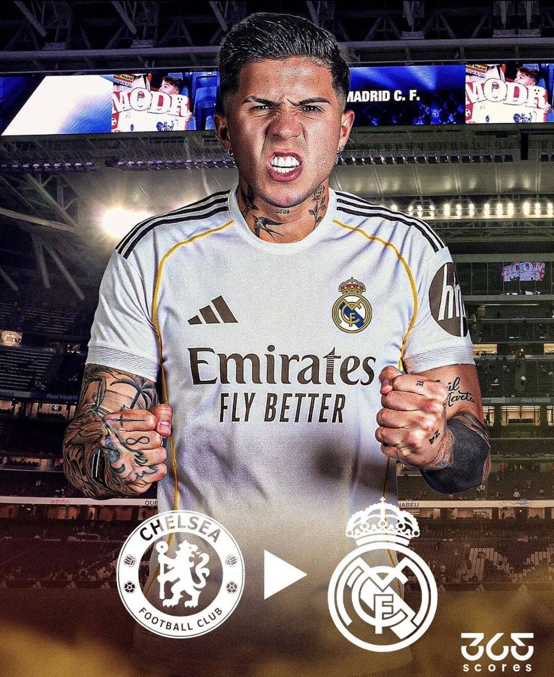 疯狂暗示!切尔西中场向往马德里