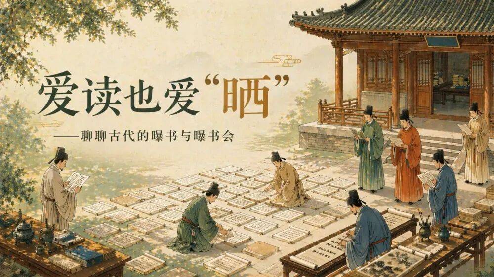 爱读也爱“晒”——聊聊古代的曝书与曝书会_典籍_制度_书籍
