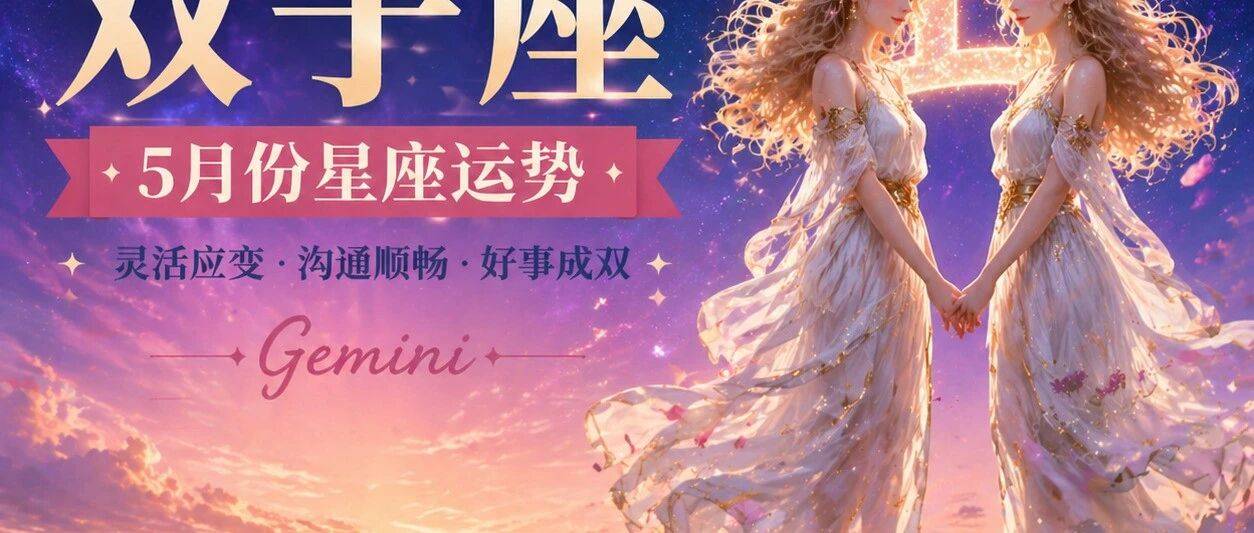 超详细升级版!2026年5月古典占星“双子座”星座运势_水星_满月_太阳