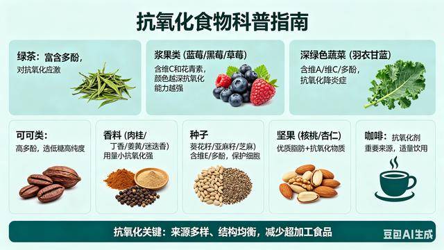 想抗氧化，试试这7类超级食物