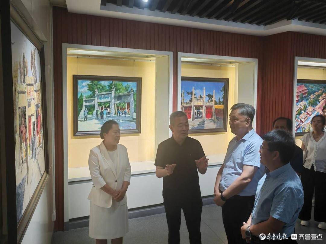 《儒风・水韵》油画作品展在聊城大学启幕