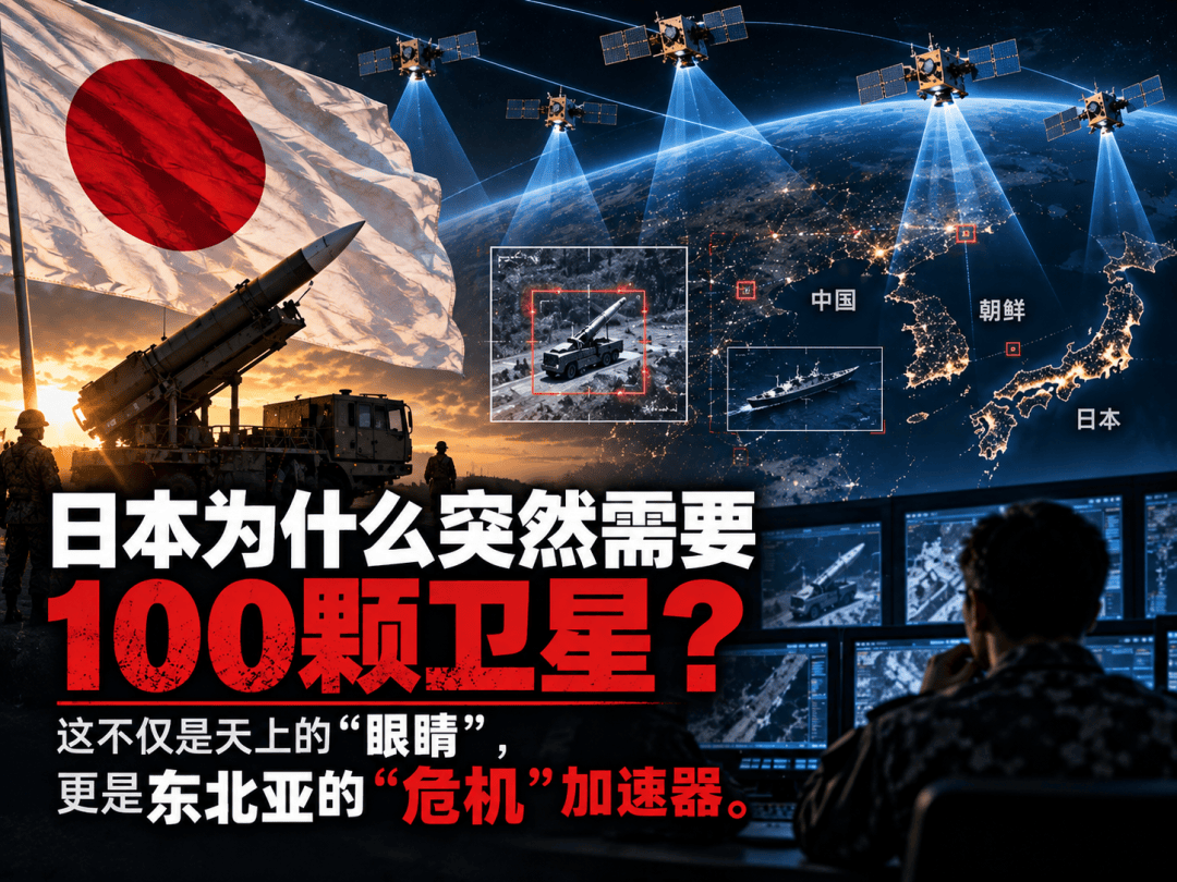 日本为什么突然需要100颗卫星？