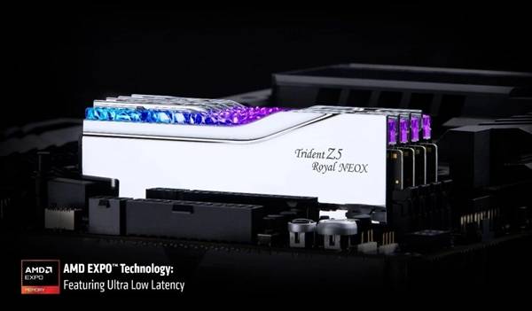 钻石灯条回归！芝奇推出皇家戟X系列DDR5内存：可一键开启AMD EXPO ULL